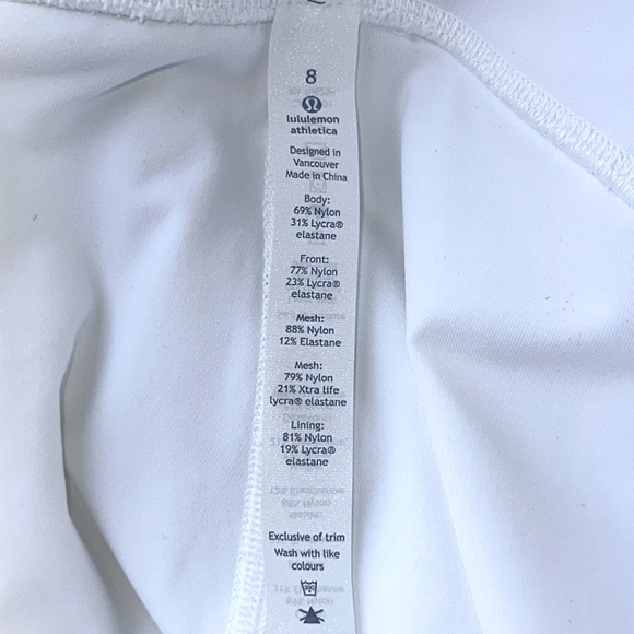 Lululemon Athletica White Leggings - Picture 3 of 5